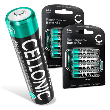 8x AAA Batterij voor Siemens Gigaset A400, A415, AS405, A510, AS690, C430, C530HX, CL660HX, E560, E290A 1000mAh van CELLONIC