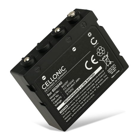 Accu voor Ledlenser H7R Core, SE; H7 SE; H7.2 603040 (2000mAh, 3.7V) van CELLONIC