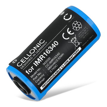 Batterij voor Olight Baton 3, Perun Mini, S1R Baton II 680mAh van CELLONIC