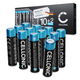 12 st. AAA Standaardbatterijen 1250mAh