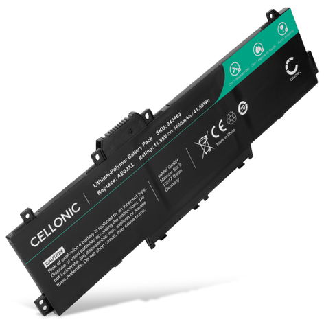 Accu voor HP 250 G10, Gen 10, 255 Gen 10, 240 G10, 245 G10, 246 G10, 256 G10, 14-EE, 14-EM, AE03XL, HSTNN-OB3E AE03XL (3600mAh, 11.55V) van CELLONIC