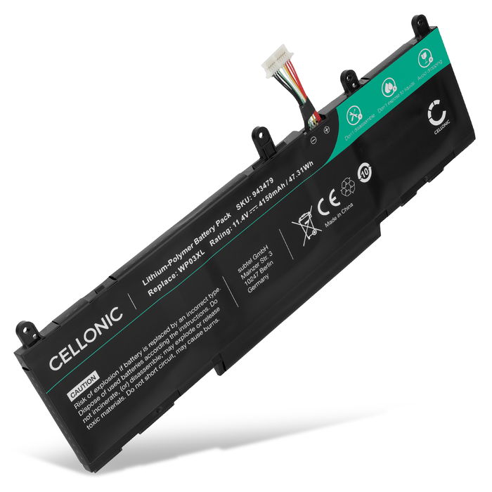 1x HP Elite x360 1040 G9 Batterij 4150mAh van Cellonic