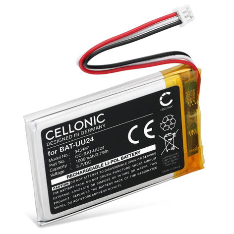 Battery for HelloBaby SM25; HB32; SM24; HB24; HB6339; UU24 BAT-UU24 (1000mAh, 3.7V) from CELLONIC