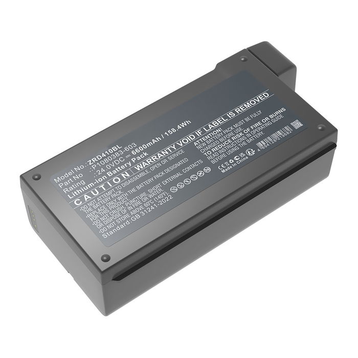 Batterij voor Zebra ZD421, ZD420, ZD621, ZD410, ZD411, ZD620, ZD611, ZD410‑HC P1080383-603 (6600mAh, 24V) van CELLONIC