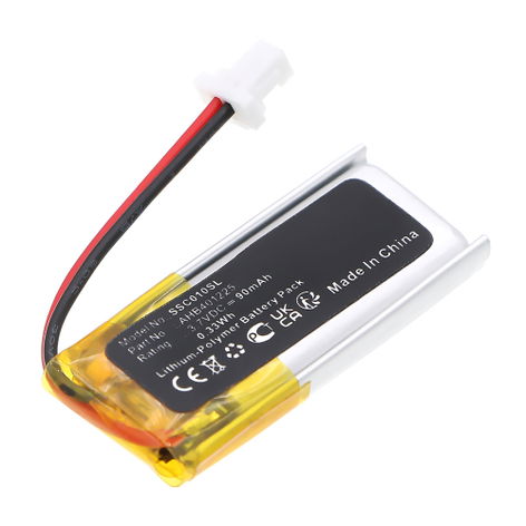 Battery for Sena SC-HR-01 AHB401225 (90mAh, 3.7V) from CELLONIC
