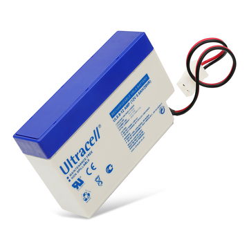 Batterij voor Bleiakku 12 V, 0,8 Ah (UL0.8-12) mit AMP-Stecker Bleiakku UL0.8-12 (800mAh, 12V) van Ultracell