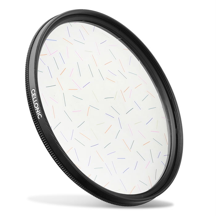 Regenboog Starlight Streepeffectfilter voor Ø 82mm Effectfilter