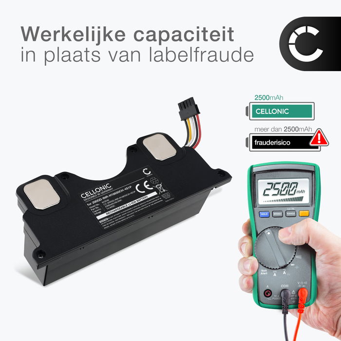 Accu voor Electrolux EFP31312 EFR31223 Ultimatehome 300 Vacuum & Mop 2500mAh van CELLONIC
