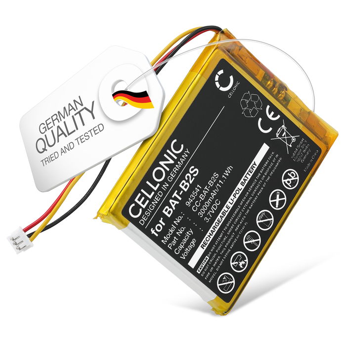 Battery for Arenti Ainanny, Boifun 6T, VB805 (3000mAh, 3.7V) by CELLONIC