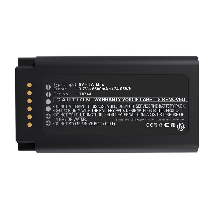 Eufy T8743 Batterij 6500mAh van Cellonic