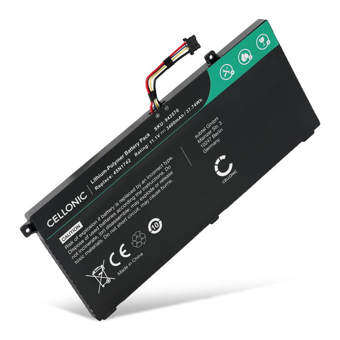 Lenovo 45N1742 Batterij 3400mAh van Cellonic