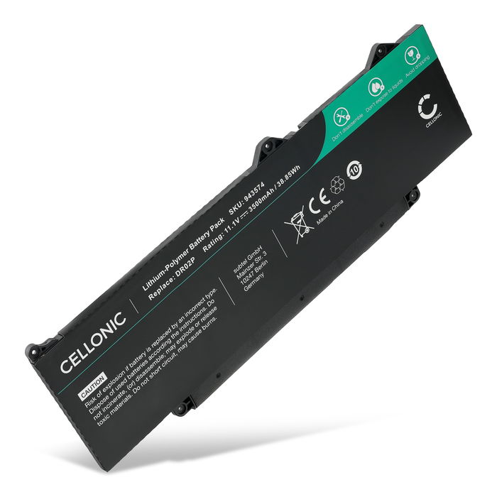 Batterij voor Dell Latitude 7455, 5455, 14 7455, 14 5455, 15 5550 (DNDWT), DR02P, R73TC, 2X1V9, GTG7N Laptop - 3500mAh 11.1V 