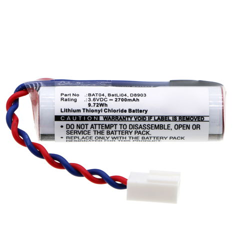 Battery for DAITEM HP 500; DP1000; L3621; OPT 300; ST 251, 252, 253 BAT04, BatLi04 (2700mAh, 3.6V) from CELLONIC
