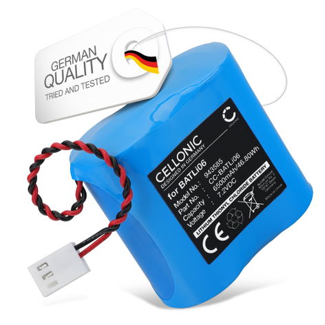 Battery for DAITEM D8000; DP8000; D14000; DP1000; D14650D BATLi06 (6500mAh, 7.2V) from CELLONIC