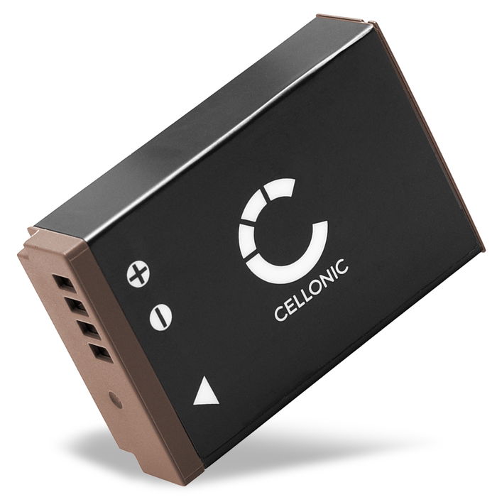 Batterij met Type C input voor Canon EOS 100D, EOS Kiss X7, EOS M, EOS M10, EOS M100, EOS M2, EOS M50 LP-E12 Accu (750mAh, 7.4V) van CELLONIC