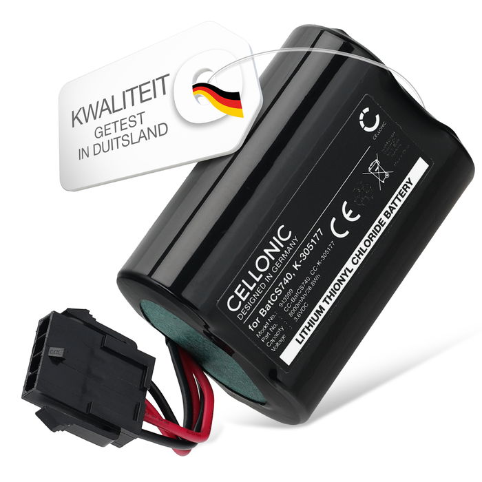 Batterij voor Visonic MCS-730, SR740, MCS-740 PowerMax Siren, wireless siren, MCS720B, SR720B - BatCS740 (8000mAh) vervangende accu