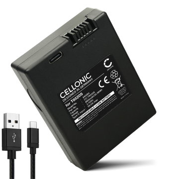1x Accu voor Eufy eufyCam 3, eufyCam 3C, E330, S330, Smart Lock S230, SmartDrop, Video Smart Lock S330 T8520S (8800mAh, 3.7V) + USB C Cable van CELLONIC
