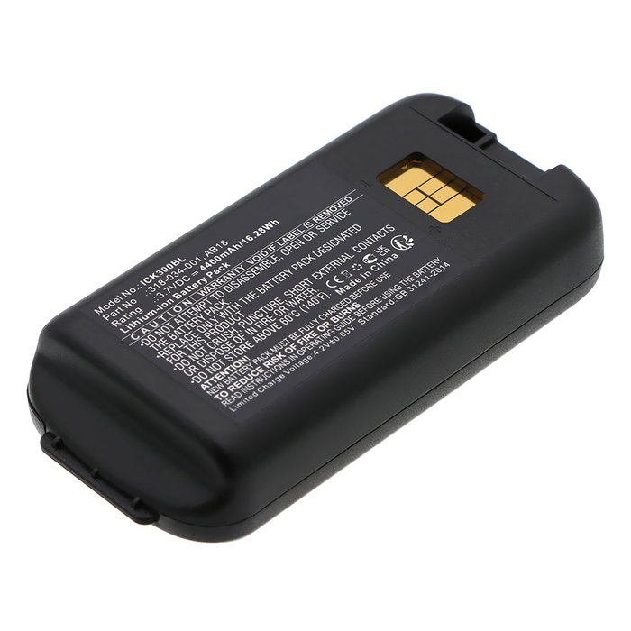 Accu voor Honeywell CK3X, CK3, CK3R, CK3A, CK3B, CK3C, CK3N, CK3N1, CK3C1 318-033-001 (4400mAh, 3.7V) van CELLONIC