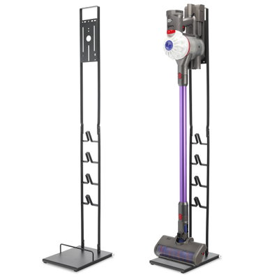 CELLONIC Vloerstandaard voor Dyson V15 V12 V11 V10 V8 V7 V6 &ndash; Zware Stalen Basis, Boren Niet Nodig, 4+ Accessoires, 1265mm Toren