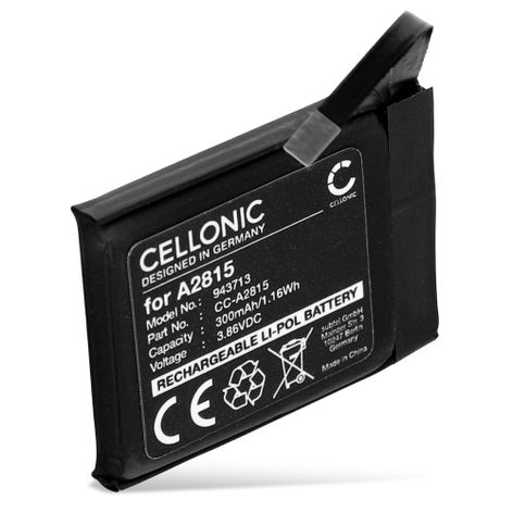 Battery for Apple Watch Series S8 45mm A2815 (300mAh, 3.86V) from CELLONIC