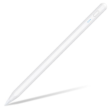 CELLONIC USB-C Stylus voor iPad - Neiging- en drukgevoeligheid, palm rejection over het hele scherm, snel opladen, magnetische bevestiging