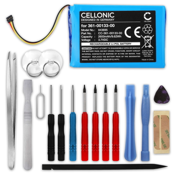 Garmin zumo XT Battery 2600mAh + Tool-kit from CELLONIC