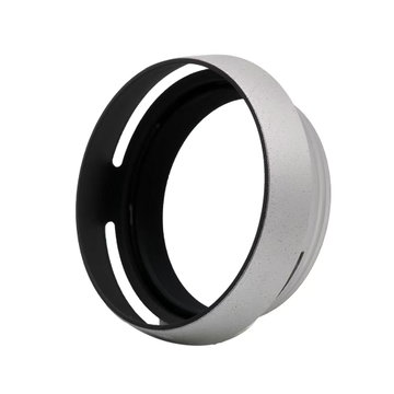 LA-49X100 Camera Ø 49mm Zonnekap voor FujiFilm X100VI, X100V, X100T, X100F, X100s – Metaal Schroef Cilindrisch / Rond Zonnekap van CELLONIC