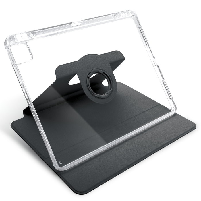 CELLONIC 360 Graden iPad Hoes met Klep, voor iPad Air 13/Pro 12.9, Zwart