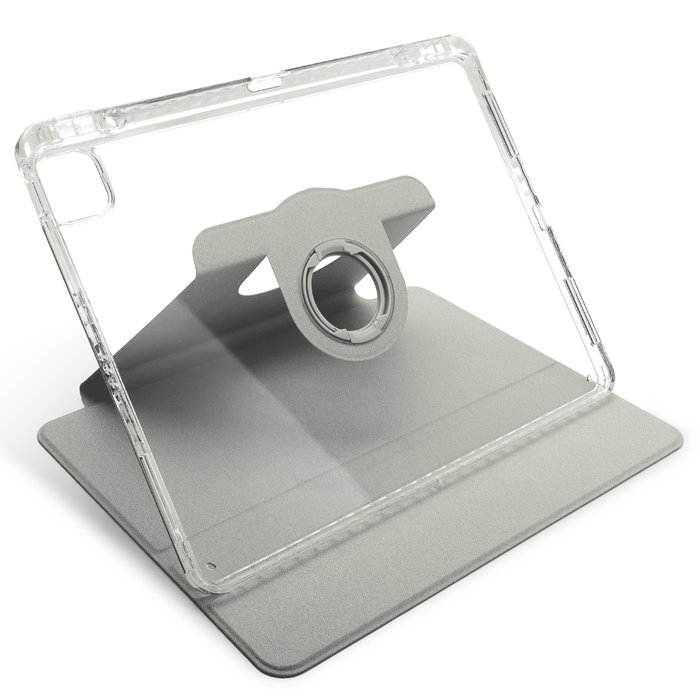 CELLONIC 360 Graden iPad Hoes met Klep, voor iPad Air 13/Pro 12.9, Grijs