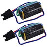 2x Batterij 1700mAh
